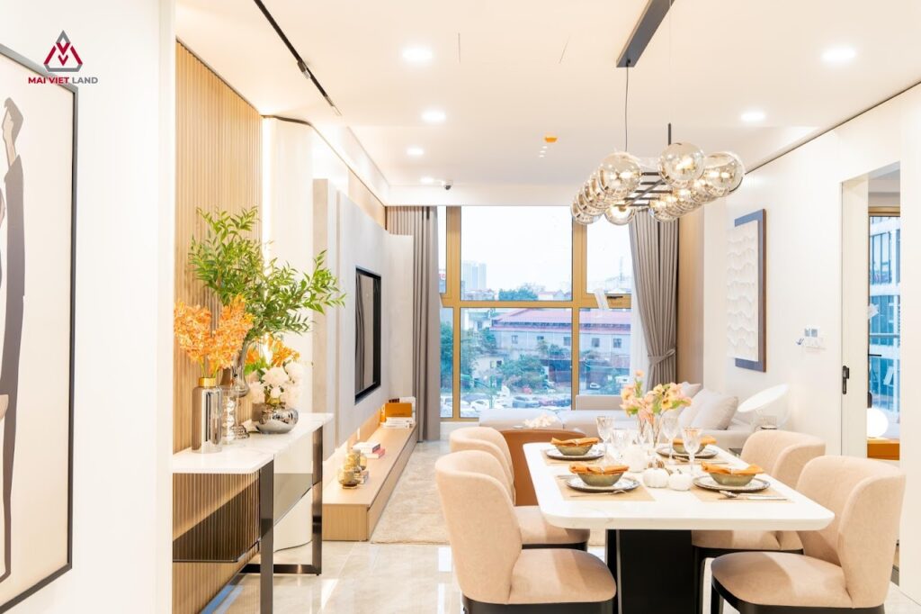 Nội thất sang trọng và bền bỉ tại Diamond Light Thái Bình