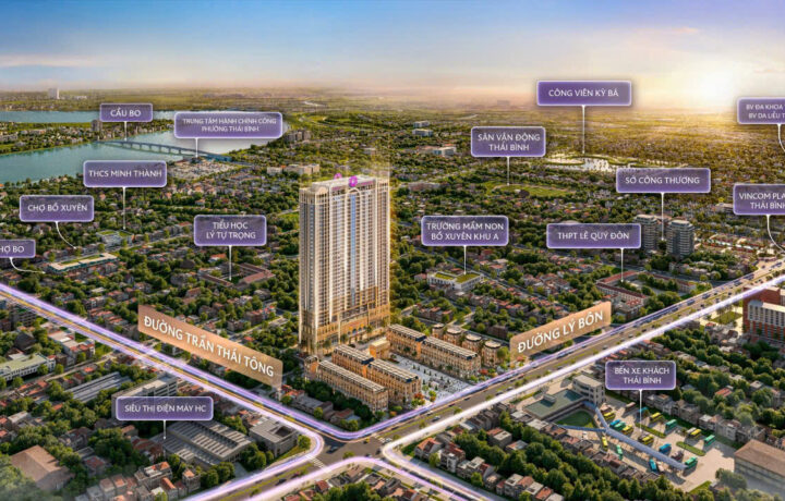 Vị trí Diamond Light Thái Bình: Tọa độ vàng kết nối